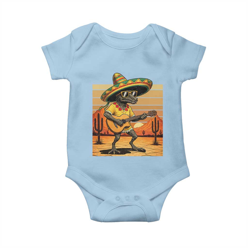 Funny Cinco De Mayo Chupacabra Baby Onesie Guitar Fiesta Gift