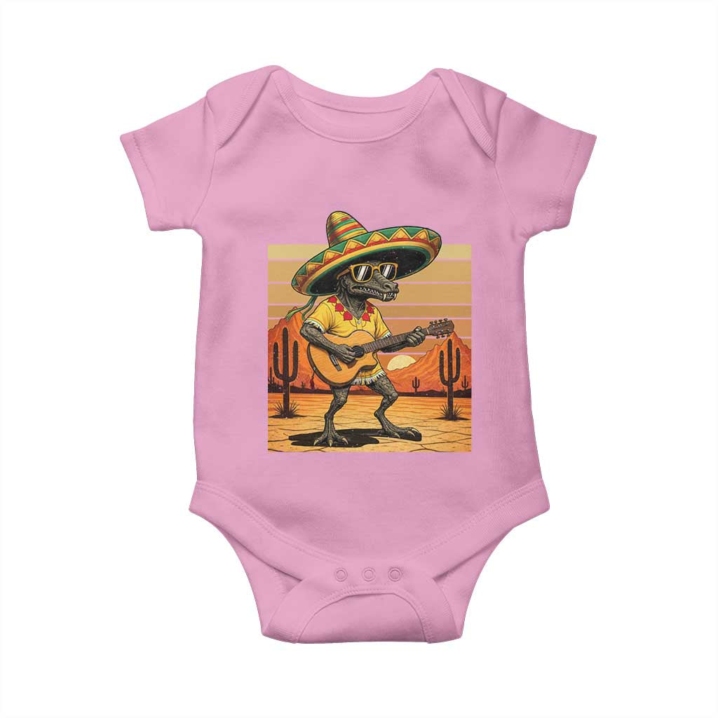 Funny Cinco De Mayo Chupacabra Baby Onesie Guitar Fiesta Gift