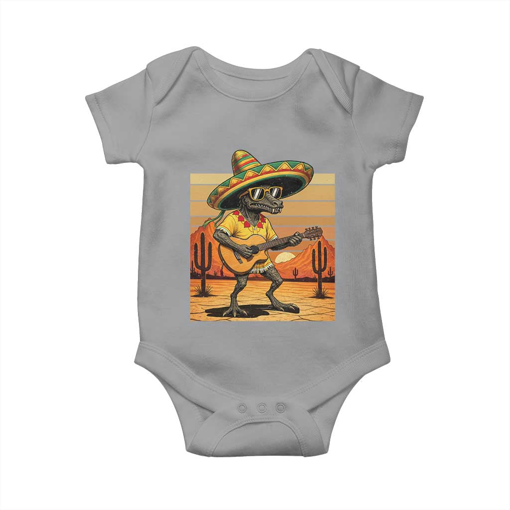 Funny Cinco De Mayo Chupacabra Baby Onesie Guitar Fiesta Gift