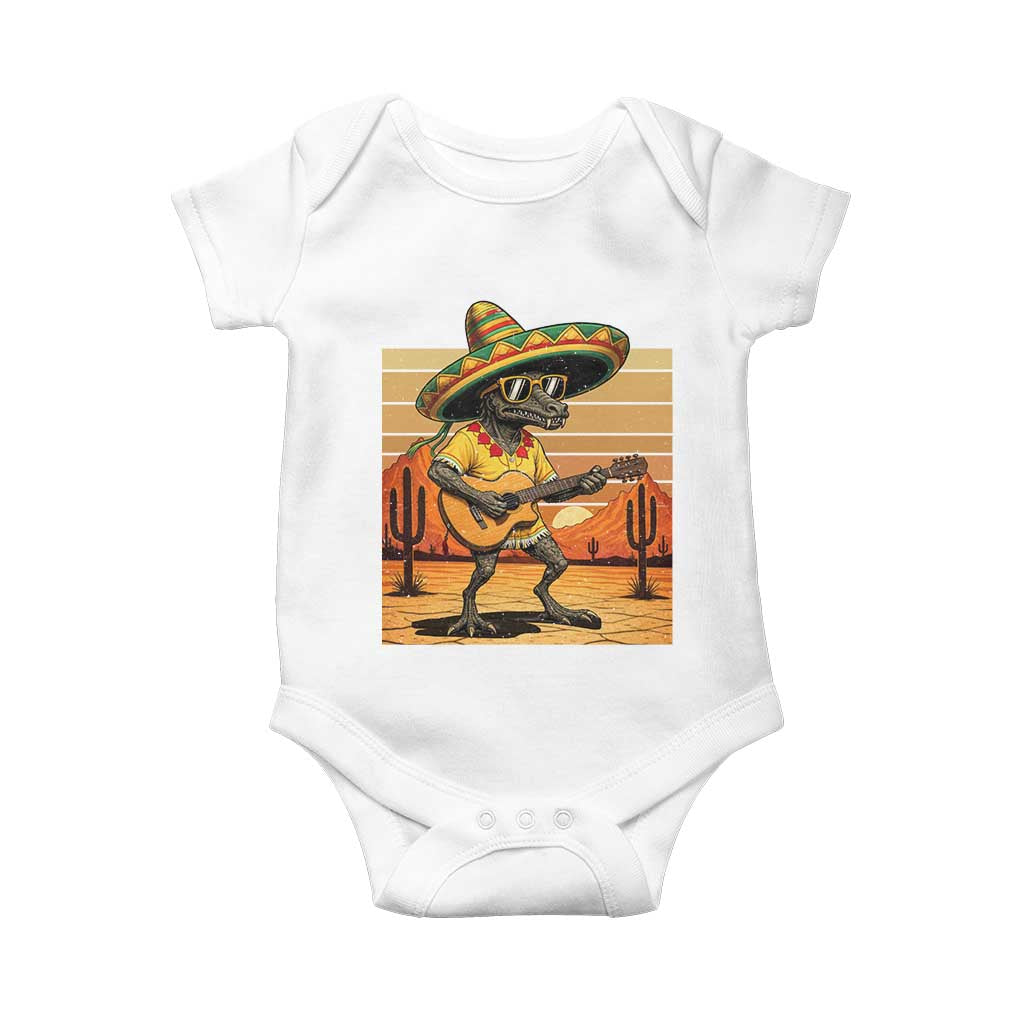 Funny Cinco De Mayo Chupacabra Baby Onesie Guitar Fiesta Gift