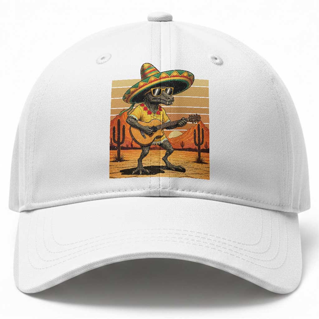 Funny Cinco De Mayo Chupacabra Baseball Cap Guitar Fiesta Gift