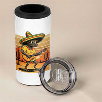 Funny Cinco De Mayo Chupacabra 4 in 1 Can Cooler Tumbler Guitar Fiesta Gift