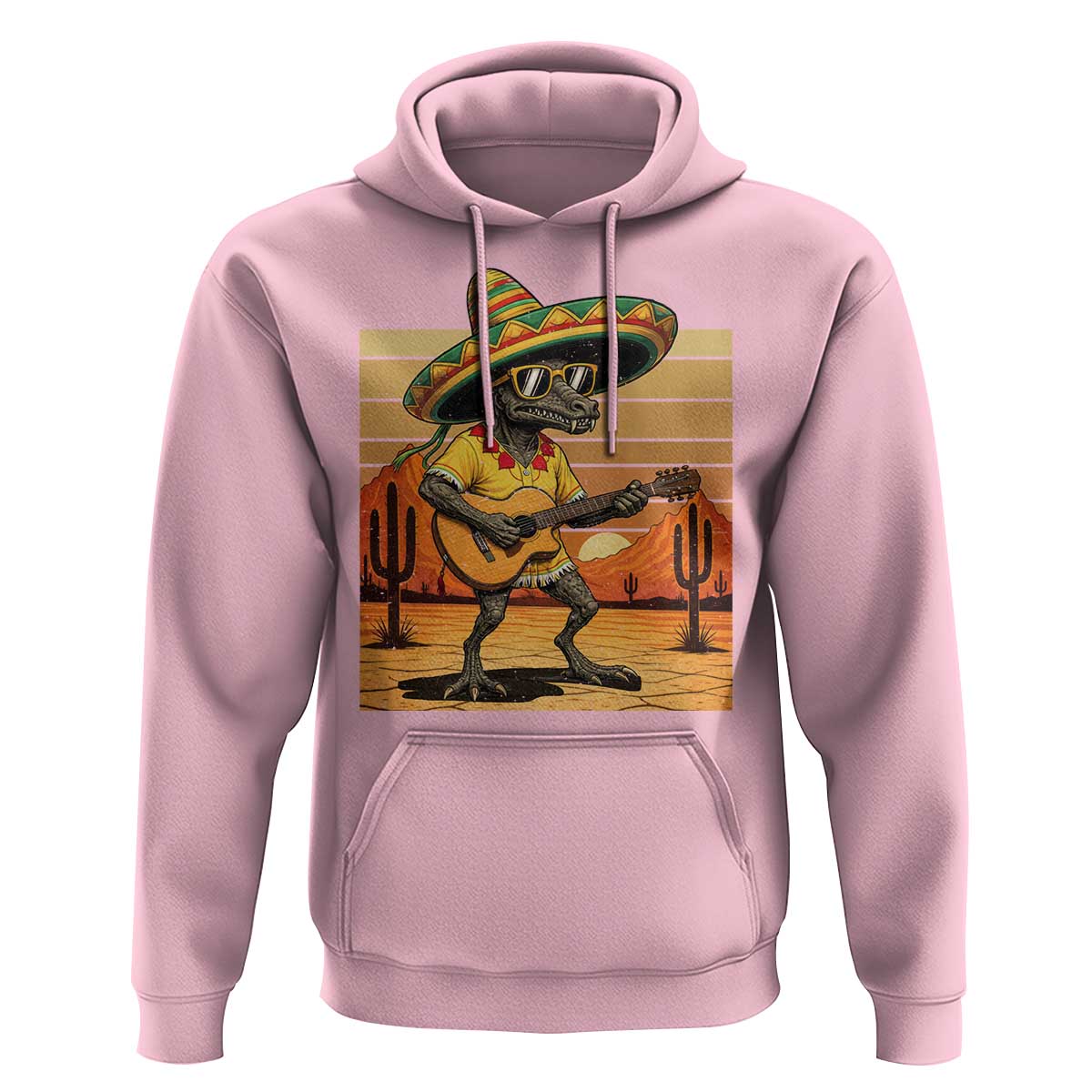 Funny Cinco De Mayo Chupacabra Hoodie Guitar Fiesta Gift