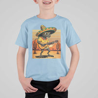 Funny Cinco De Mayo Chupacabra T Shirt For Kid Guitar Fiesta Gift