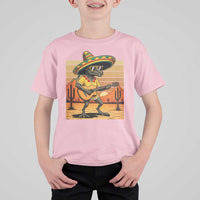 Funny Cinco De Mayo Chupacabra T Shirt For Kid Guitar Fiesta Gift