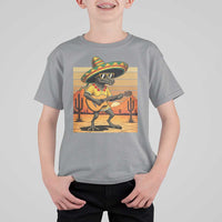 Funny Cinco De Mayo Chupacabra T Shirt For Kid Guitar Fiesta Gift