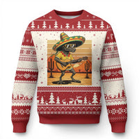 Funny Cinco De Mayo Chupacabra Ugly Christmas Sweater Guitar Fiesta Gift