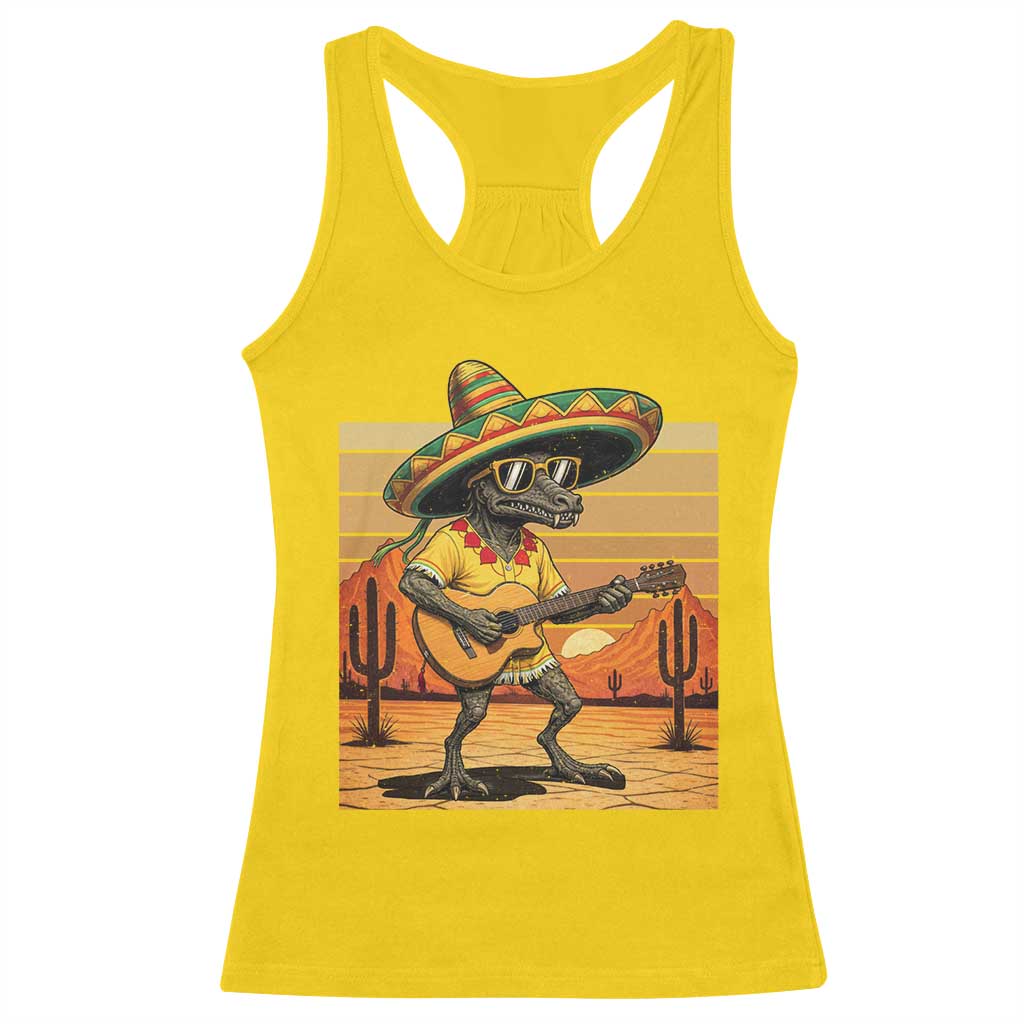 Funny Cinco De Mayo Chupacabra Racerback Tank Top Guitar Fiesta Gift