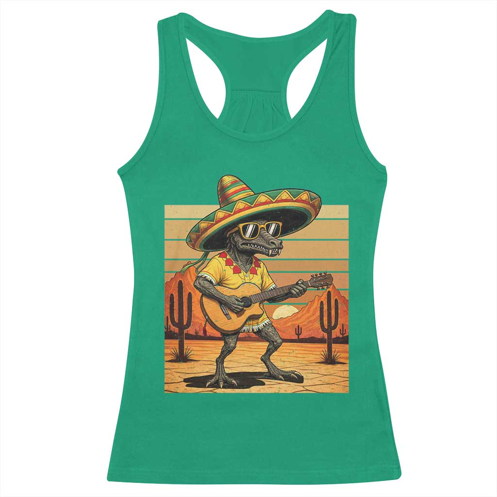 Funny Cinco De Mayo Chupacabra Racerback Tank Top Guitar Fiesta Gift