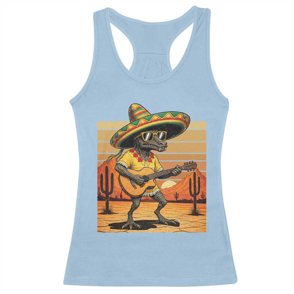 Funny Cinco De Mayo Chupacabra Racerback Tank Top Guitar Fiesta Gift