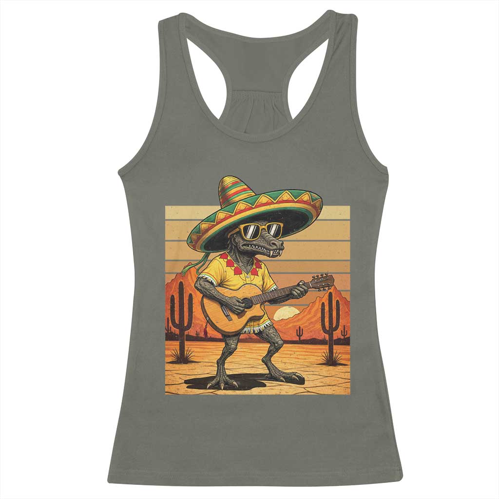 Funny Cinco De Mayo Chupacabra Racerback Tank Top Guitar Fiesta Gift