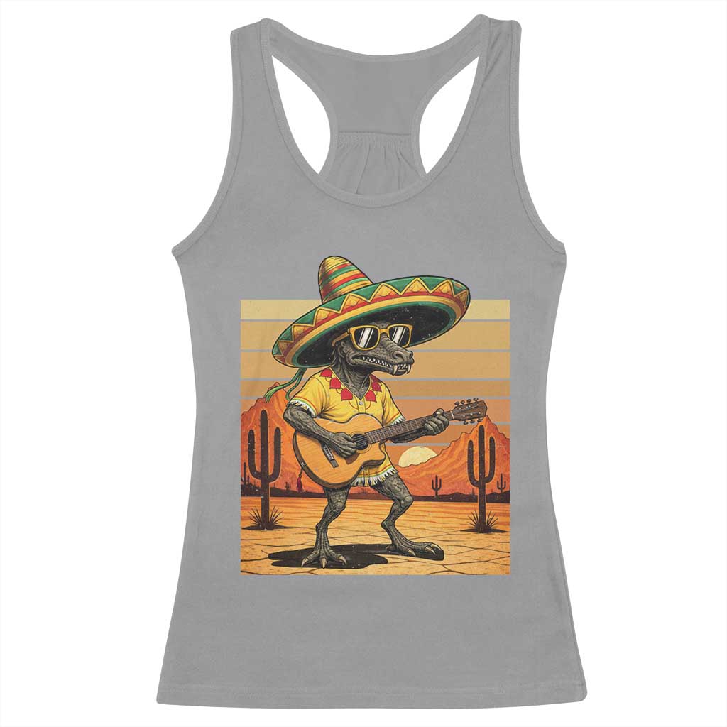 Funny Cinco De Mayo Chupacabra Racerback Tank Top Guitar Fiesta Gift