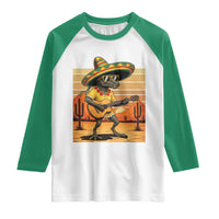 Funny Cinco De Mayo Chupacabra Raglan Shirt Guitar Fiesta Gift
