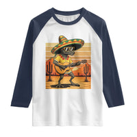 Funny Cinco De Mayo Chupacabra Raglan Shirt Guitar Fiesta Gift