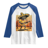 Funny Cinco De Mayo Chupacabra Raglan Shirt Guitar Fiesta Gift