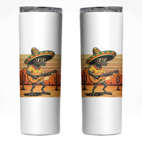 Funny Cinco De Mayo Chupacabra Skinny Tumbler Guitar Fiesta Gift