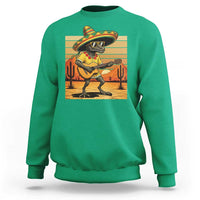 Funny Cinco De Mayo Chupacabra Sweatshirt Guitar Fiesta Gift