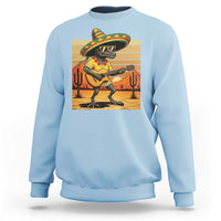 Funny Cinco De Mayo Chupacabra Sweatshirt Guitar Fiesta Gift