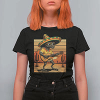 Funny Cinco De Mayo Chupacabra T Shirt For Women Guitar Fiesta Gift