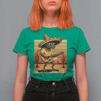Funny Cinco De Mayo Chupacabra T Shirt For Women Guitar Fiesta Gift