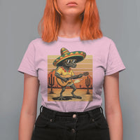 Funny Cinco De Mayo Chupacabra T Shirt For Women Guitar Fiesta Gift