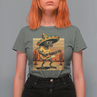 Funny Cinco De Mayo Chupacabra T Shirt For Women Guitar Fiesta Gift