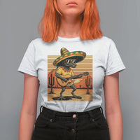 Funny Cinco De Mayo Chupacabra T Shirt For Women Guitar Fiesta Gift