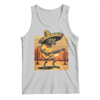 Funny Cinco De Mayo Chupacabra Tank Top Guitar Fiesta Gift