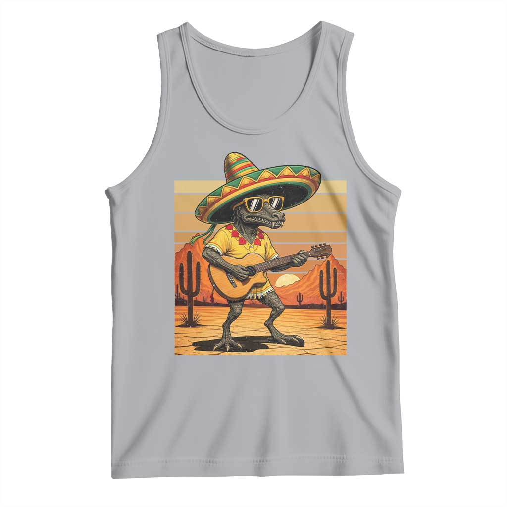 Funny Cinco De Mayo Chupacabra Tank Top Guitar Fiesta Gift