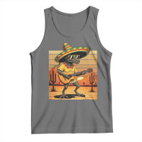 Funny Cinco De Mayo Chupacabra Tank Top Guitar Fiesta Gift