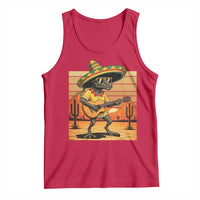 Funny Cinco De Mayo Chupacabra Tank Top Guitar Fiesta Gift
