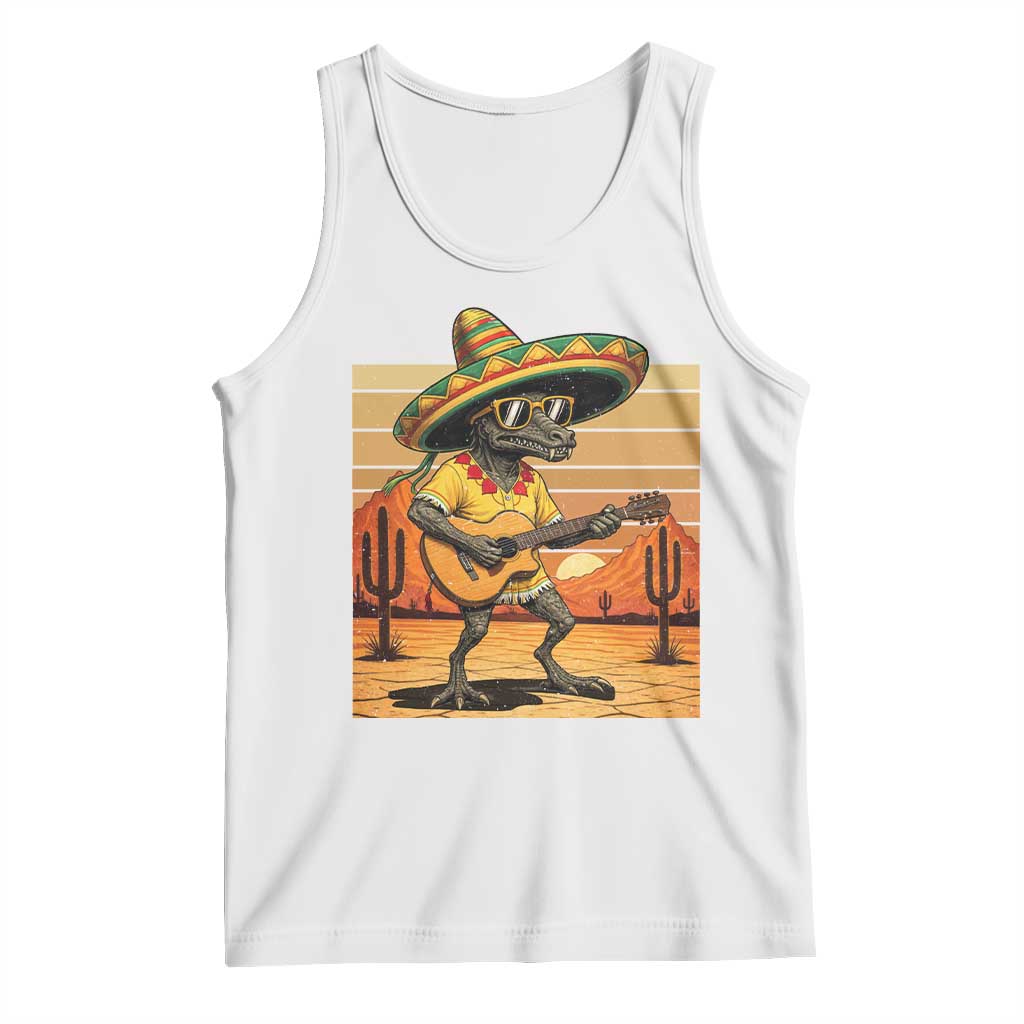 Funny Cinco De Mayo Chupacabra Tank Top Guitar Fiesta Gift