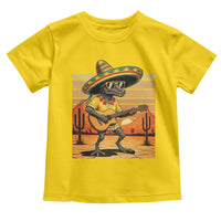 Funny Cinco De Mayo Chupacabra Toddler T Shirt Guitar Fiesta Gift