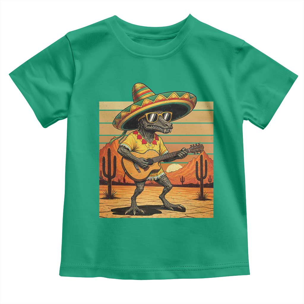 Funny Cinco De Mayo Chupacabra Toddler T Shirt Guitar Fiesta Gift