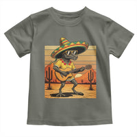 Funny Cinco De Mayo Chupacabra Toddler T Shirt Guitar Fiesta Gift