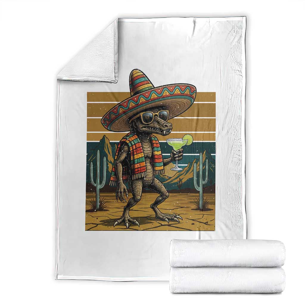 Funny Chupacabra Fiesta Throw Blanket Cinco De Mayo Gift