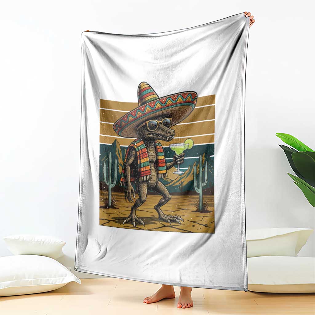 Funny Chupacabra Fiesta Throw Blanket Cinco De Mayo Gift