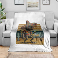 Funny Chupacabra Fiesta Throw Blanket Cinco De Mayo Gift