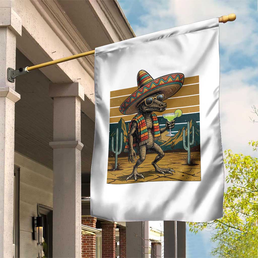 Funny Chupacabra Fiesta Garden Flag Cinco De Mayo Gift