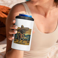 Funny Chupacabra Fiesta 4 in 1 Can Cooler Tumbler Cinco De Mayo Gift