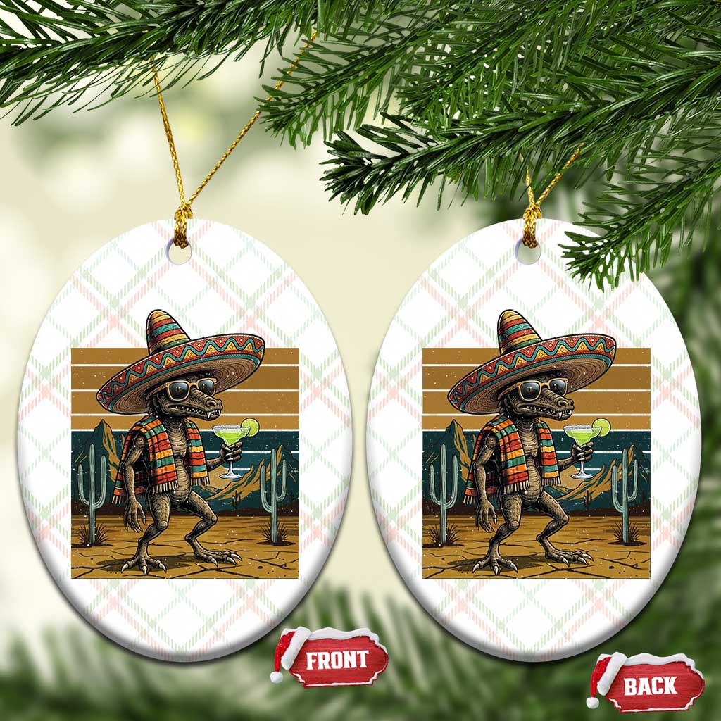 Funny Chupacabra Fiesta Ceramic Ornament Cinco De Mayo Gift