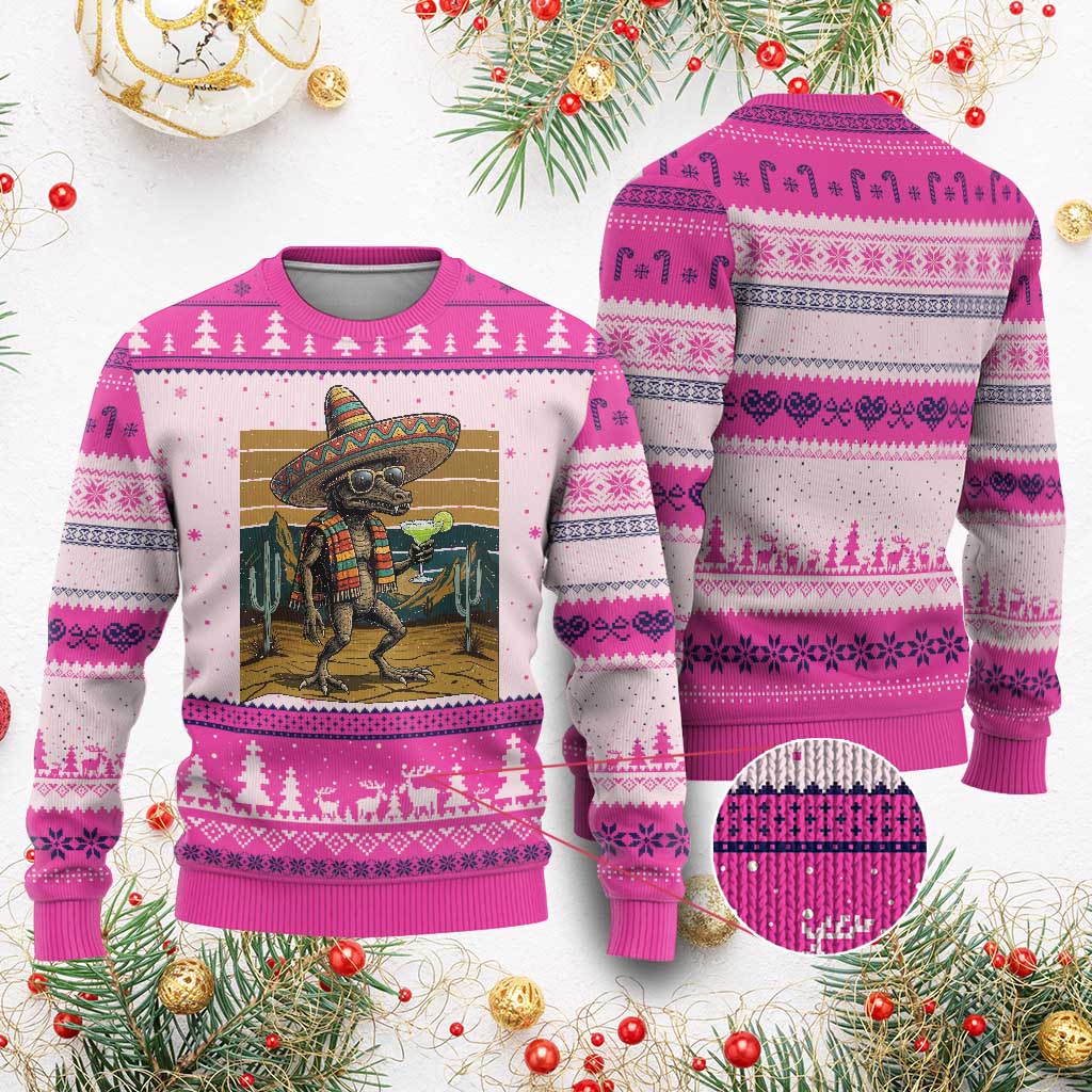 Funny Chupacabra Fiesta Ugly Christmas Sweater Cinco De Mayo Gift