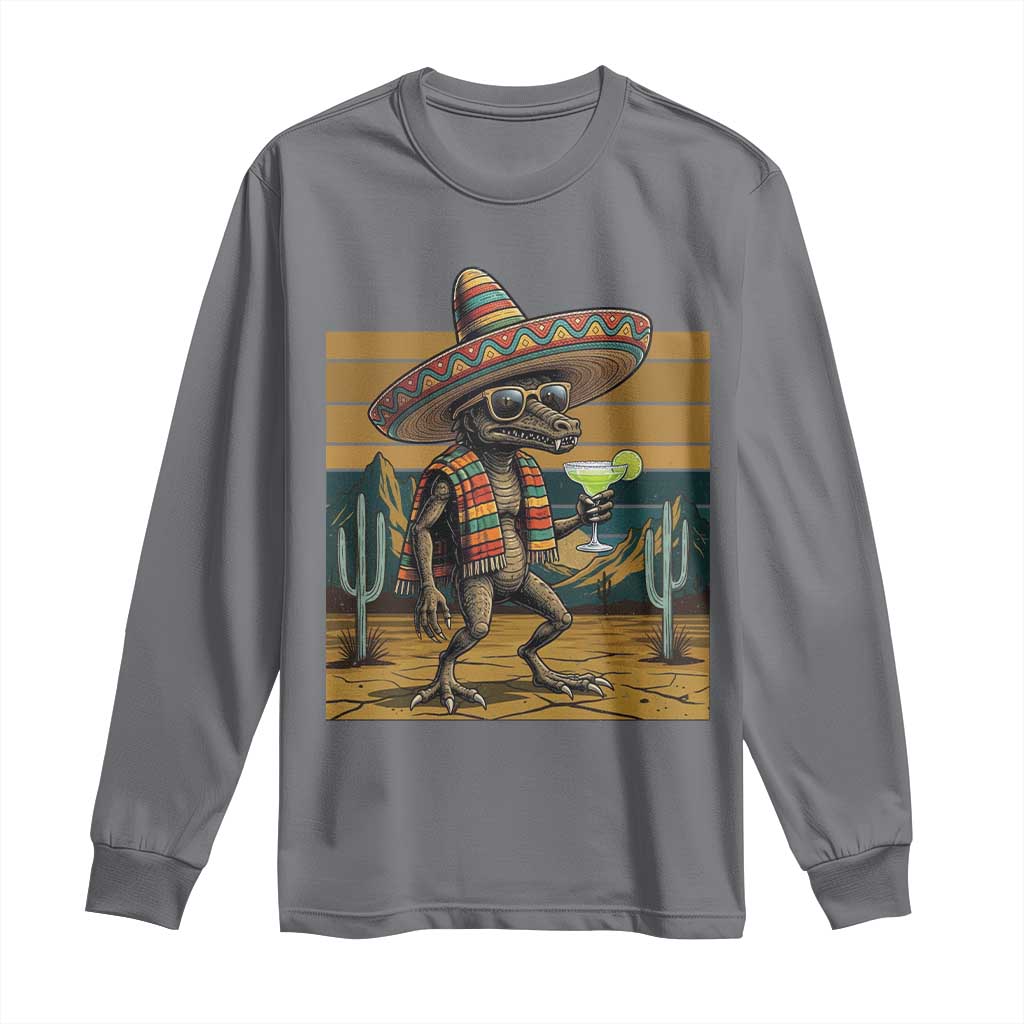 Funny Chupacabra Fiesta Long Sleeve Shirt Cinco De Mayo Gift