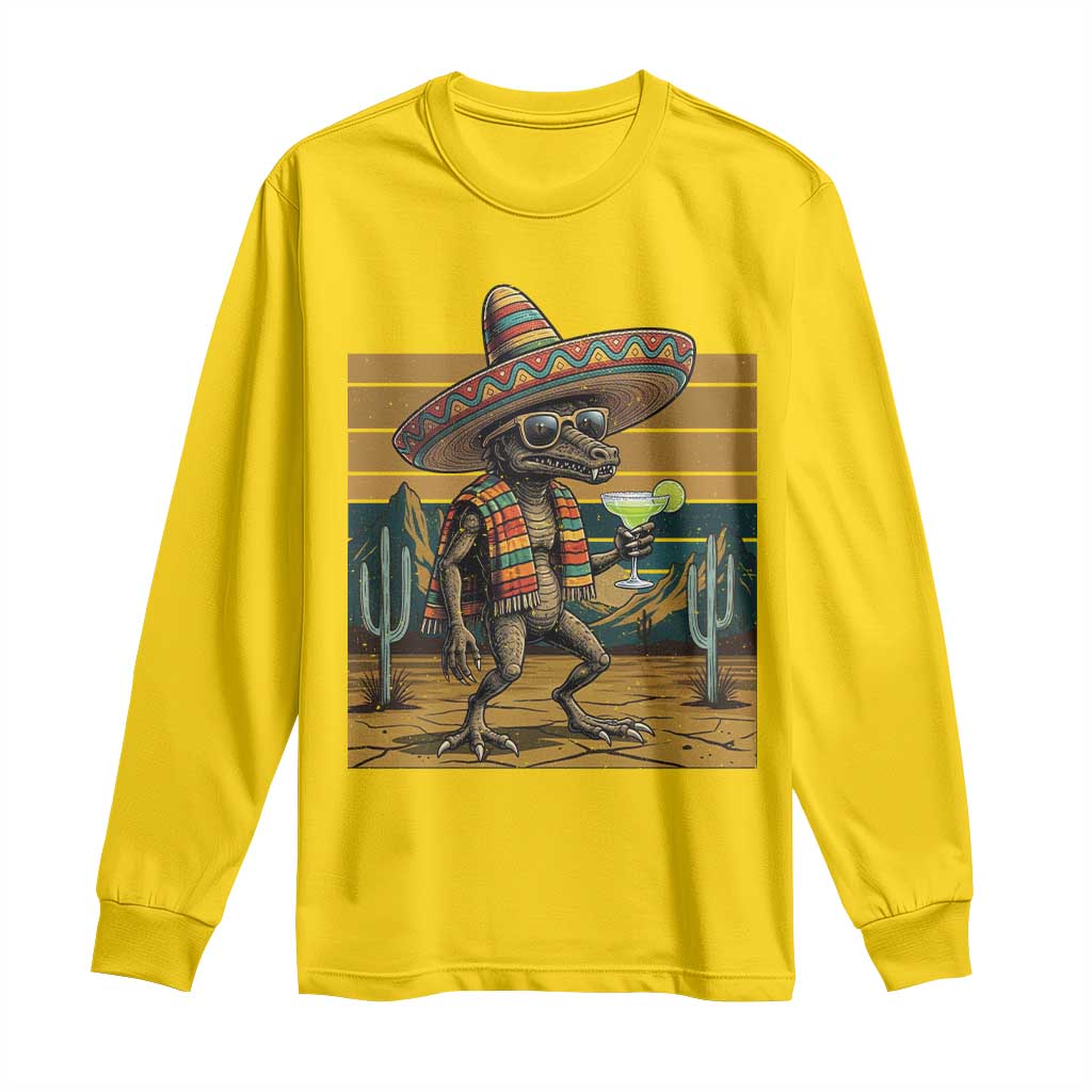 Funny Chupacabra Fiesta Long Sleeve Shirt Cinco De Mayo Gift