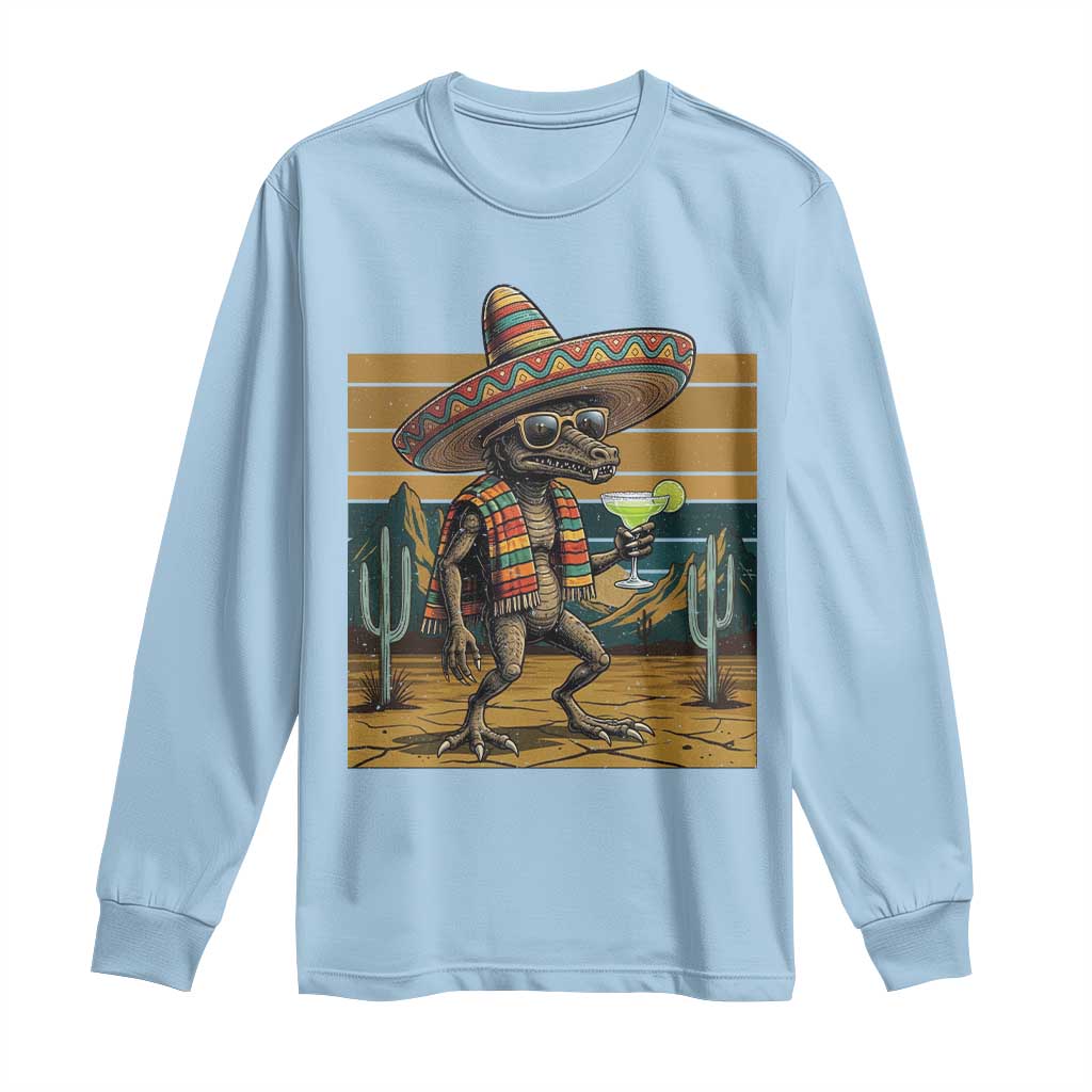 Funny Chupacabra Fiesta Long Sleeve Shirt Cinco De Mayo Gift