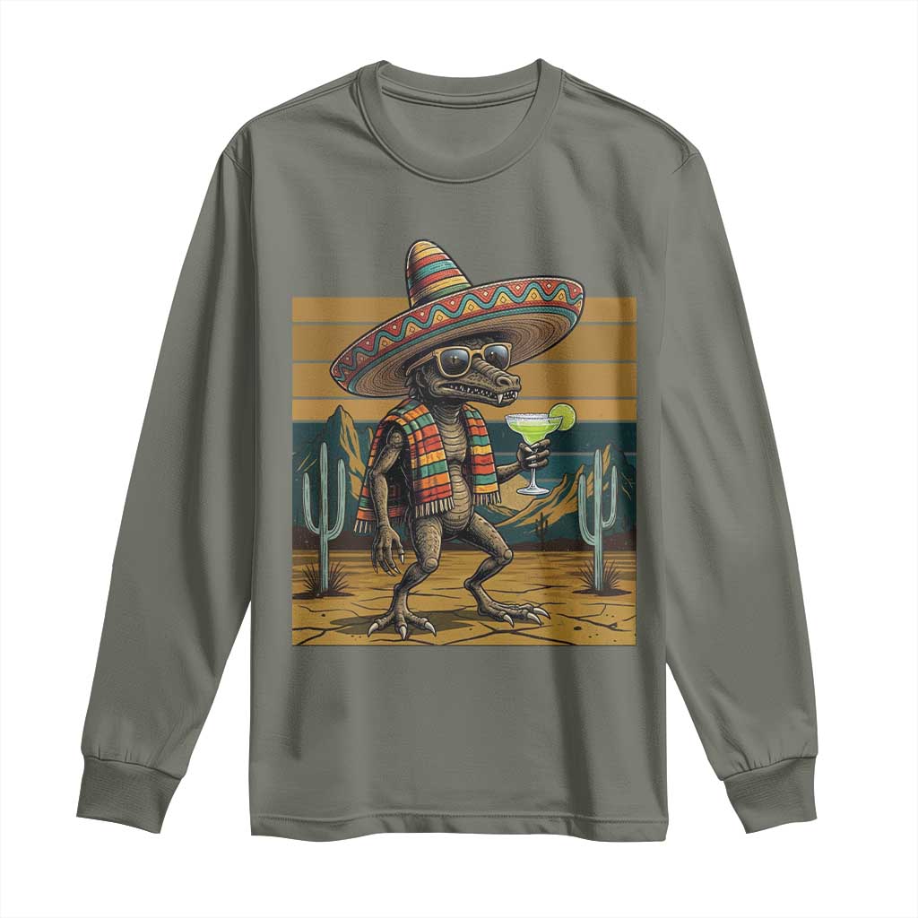 Funny Chupacabra Fiesta Long Sleeve Shirt Cinco De Mayo Gift