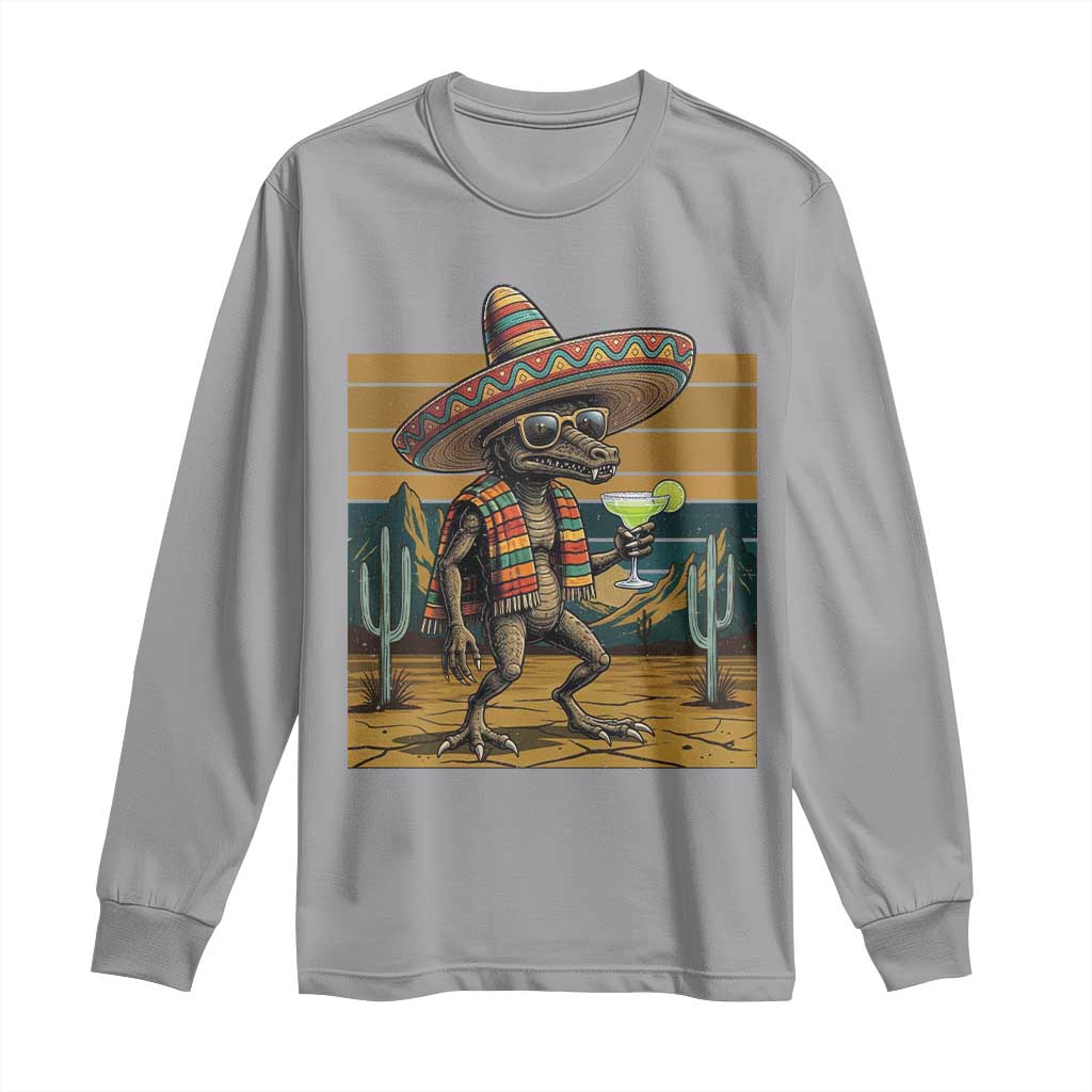 Funny Chupacabra Fiesta Long Sleeve Shirt Cinco De Mayo Gift
