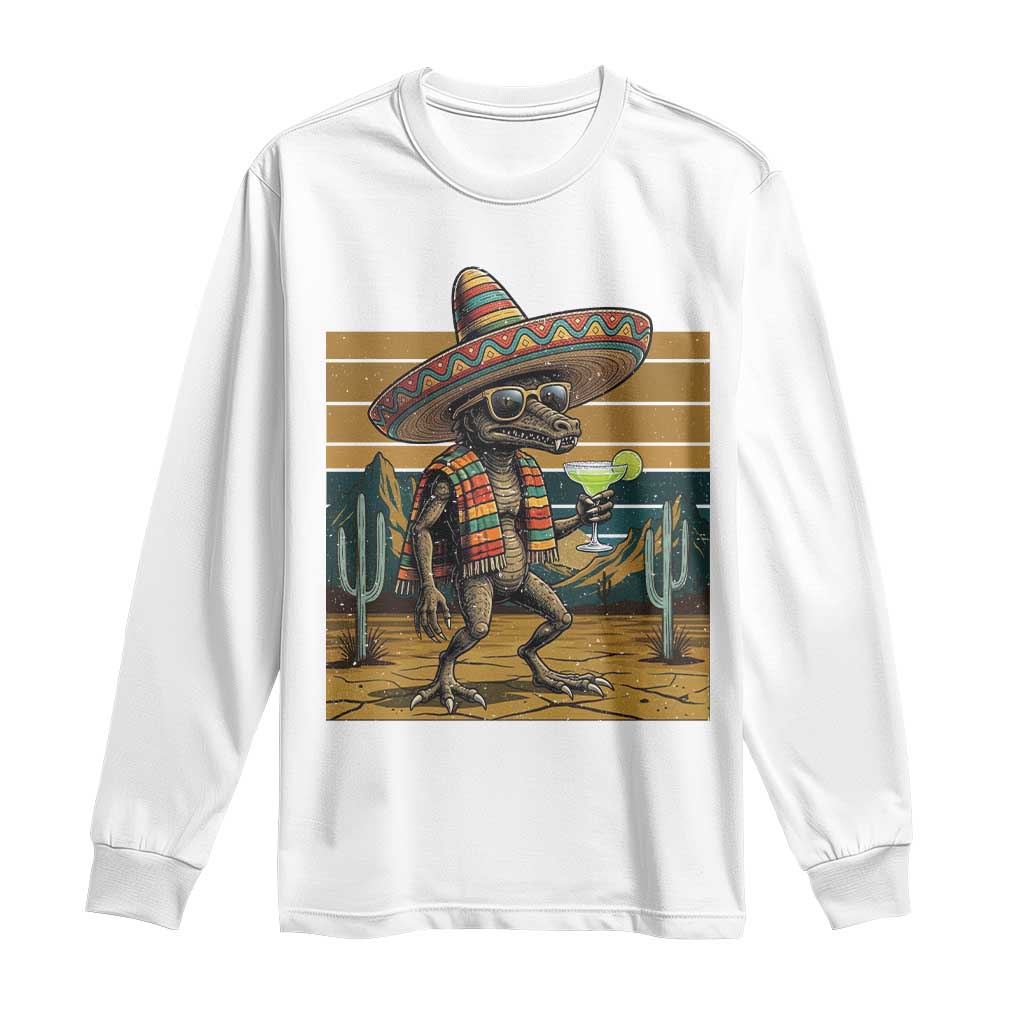 Funny Chupacabra Fiesta Long Sleeve Shirt Cinco De Mayo Gift