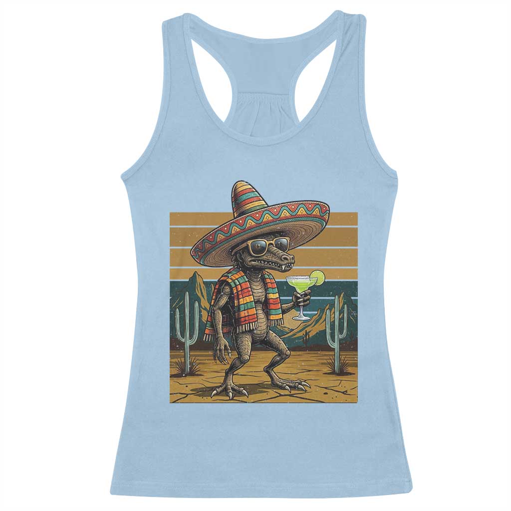 Funny Chupacabra Fiesta Racerback Tank Top Cinco De Mayo Gift