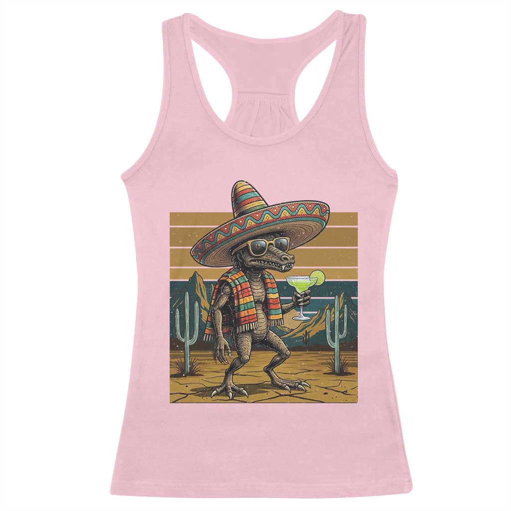 Funny Chupacabra Fiesta Racerback Tank Top Cinco De Mayo Gift